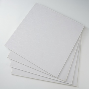 Pannelli per Controsoffitto in PVC Moderni per Hotel con Pellicola e Colla 600x600 Griglia per Controsoffitto - Product Image 6