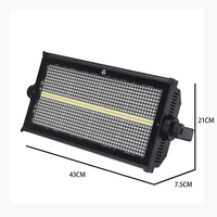 Projecteur stroboscopique LED 280W 8+8 segments KM-ST21225 RVB avec fonction Wash et Flash DMX512 RDM pour DJ, discothèque, scène et soirée