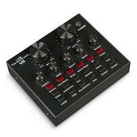 Ensemble de microphone à condensateur professionnel BM 800 V8, carte son USB, réduction du bruit, réponse en fréquence 20Hz-16kHz, garantie 1 an