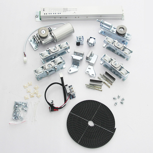 מודרני 125A 150kg מערכת כניסה ללא מסגרת חיישן דלת אוטומטית זכוכית דלת הזזה - Product Image 4