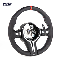 Volant de performance en cuir suédé avec surpiqûres rouges pour BMW E90-E93/E70-E71/E12/E53/E89/E84/E81/E87/E82/E88
