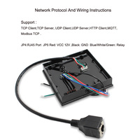 Lector de Control de Acceso de 125kHz 13.56MHz, Lector RFID POE TCP/IP LAN con TCP/UDP/HTTP/MQTT, Material ABS, IP68 Resistente al Agua
