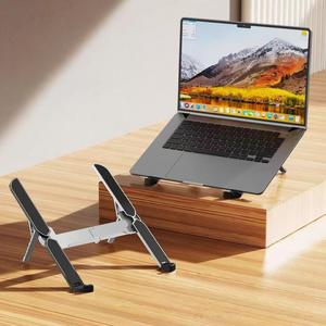 Nouveau support de tablette de bureau pliable en alliage d'aluminium 2025 avec réglage de la hauteur sur 6 niveaux et dissipation thermique pour un confort ergonomique - Product Image 1