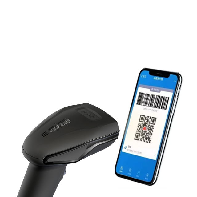 Bluetooth & 2.4G Barcode Scanner Auto Sensing Barcode Scanner Quickly and Accurately Scan Blurry or Damaged Codes