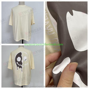 Camiseta Oversize con Hombros Caídos para Hombre, Impresión Personalizada, Camisetas con Impresión DTG al por Mayor, Crea tu Logotipo - Product Image 4