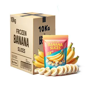 אספקה בתפזורת בננות טריות בננה קפואה טבעית לקמעונאות ולשירות מזון