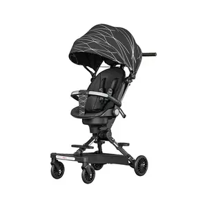 JXB婴儿行走便携式坐卧婴儿轻便婴儿车一键折叠高景观婴儿推车
