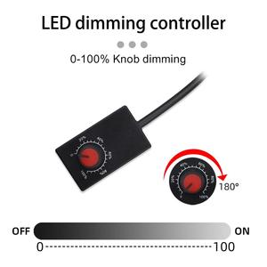 Mini DC 0-10V 1-10V manopola Dimmer 0-100% scala <span class=keywords><strong>potenziometro</strong></span> <span class=keywords><strong>elettronico</strong></span> per LED luci di crescita dimmerabili Driver di potenza - Product Image 3