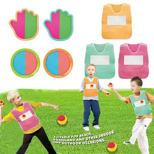 Children sticky jersey vest sticky target ball parent-child sports interactive outdoor indoor throwing catch ball game
