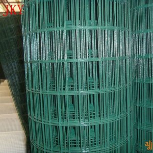 Grillage soudé de barrière de panneau de treillis métallique de poulet enduit de poudre de vinyle vert incurvé - Product Image 6