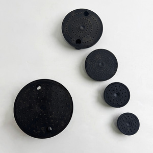 GQK Heavy-Duty Nickel-Plated Black Metal Furniture <b>Legs</b> Modern Design Easy Installation <b>Adjustable</b>/Fixed Leveling Feet for Bed - Product Image 1