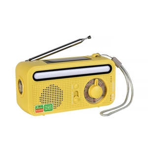 Nuevo Radio de Emergencia con Manivela y Energía Solar para Camping, Radio SOS con Múltiples Bandas FM AM WB SW - Product Image 2