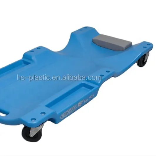 Mallette à outils en plastique HS pour voiture Outil de réparation de voiture bon marché pour voiture creeper avec logos et couleur pour l'option avec logo promotion