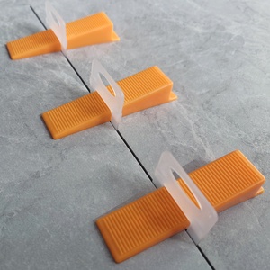 Système de nivellement de carreaux de sol, cales en <span class=keywords><strong>plastique</strong></span> réutilisables avec adhésif, étanches, garantie à vie, pour entretoises de 1/8'', 1/16'', 1/32'' - Product Image 6