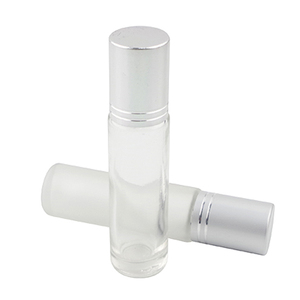 Flacon Roll-on en Verre Ambré Transparent Rechargeable pour Huiles Essentielles, Élégant, 5ml 10ml, avec Impression Sérigraphique - Product Image 5