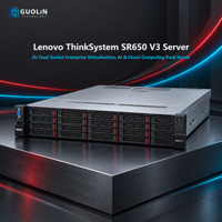 Server Pembelajaran Mesin AI Lenovo ThinkSystem SR650 V3 2U Dual Intel Xeon Scalable 3 DW GPU PCIe 5.0 High Compute Server