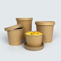 Jahoo pack – boîte d'emballage de pâtes, logo personnel, personnalisation de bol à salade, boîte d'emballage de pâtes/bol en papier de nouilles, emballage alimentaire