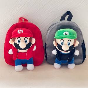 Sac de jouets en peluche <span class=keywords><strong>Mario</strong></span> créatif avec les frères plombiers, personnage de jeu de collection, poupée en peluche <span class=keywords><strong>Mario</strong></span> - Product Image 1