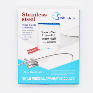 ลวดทันตกรรมแบบกลมหรือสี่เหลี่ยมลวดโค้งสแตนเลสสำหรับจัดฟันลวดจัดฟัน - Product Image 6
