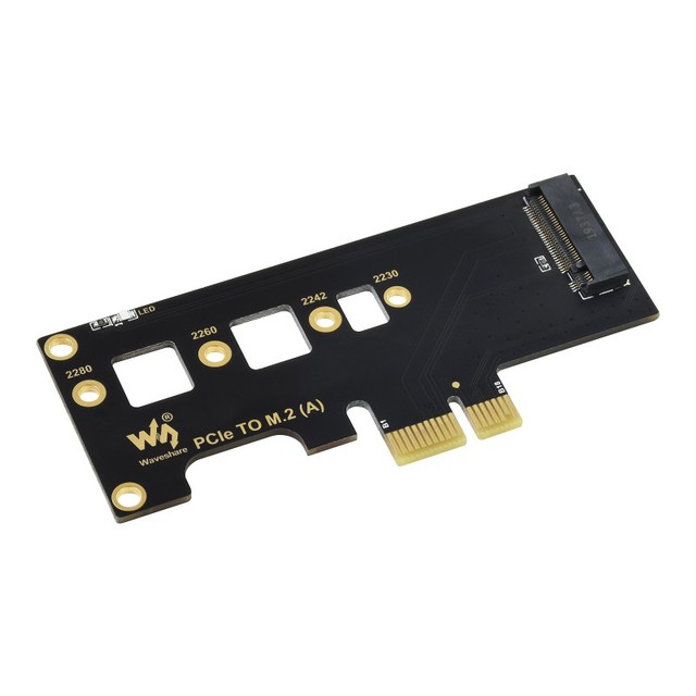 SKU-19091 M.2 NVMe SSD to PCIe Adapter Card, Compatible with Single Board Computers and Development Boards for Enhanced DIY