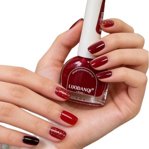 ยาทาเล็บ Luodanqi 8 สี 48 ชิ้นต่อกล่อง ไม่ต้องอบ ใช้ได้ทั่วไป - Product Image 5