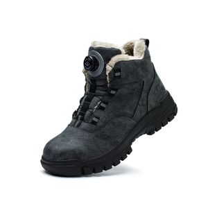 เครื่องฉีดแมงมุมกษัตริย์ก่อสร้างคุณภาพสูงผู้ชายทนสารเคมีรองเท้านิรภัยด้วยนิ้วเท้าเหล็ก - Product Image 2