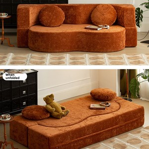 Divano Letto Componibile a <span class=keywords><strong>L</strong></span> Dalla Forma Unica in Stile Moderno Minimalista Pieghevole e Compresso - Product Image 2