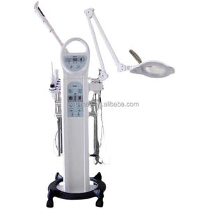 Instrument de beauté multifonctionnel Jet d'oxygène Brosse de nettoyage du visage Pistolet de serrage Injection d'oxygène Machine galvanique pour le visage - Product Image 2