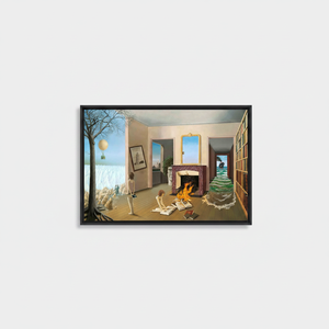 Modern Surreal Canvas <b>Wall</b> <b>Decor</b> - Printed Artwork, Christmas Gift,BLACK FRAMED CANVAS - Product Image 2