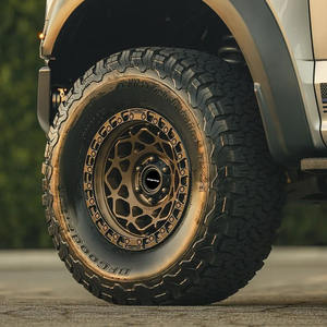 جنوط عجلات مقعرة عميقة مزورة بقفل Beadlock للدفع الرباعي 4x4 مقاس 17x9 6x139.7 للطرق الوعرة لسيارات Ram 1500 Dodge Jeep-Wrangler - Product Image 4