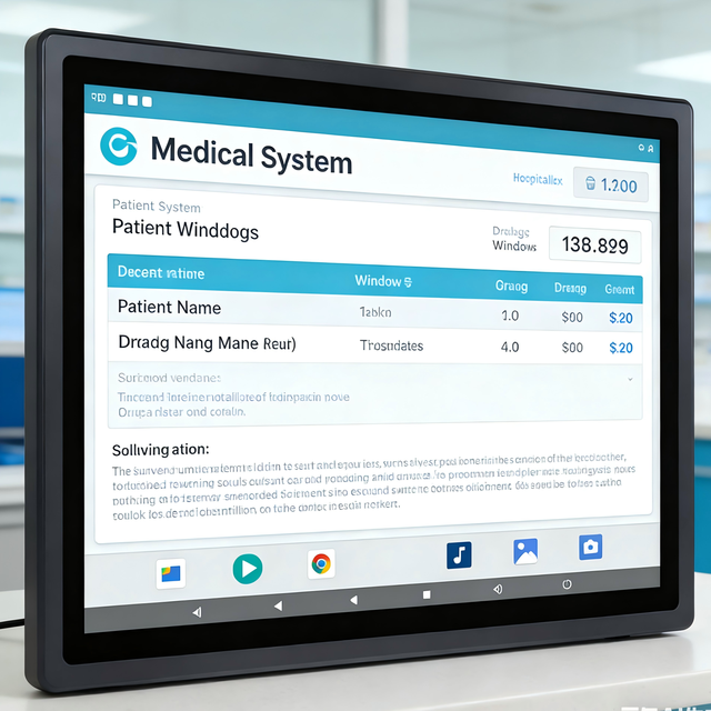 High Brightness 15.6" 18.5" 21.5" Inch Waterproof Ip67 Capacitive Touch Screen Industrial Monitor