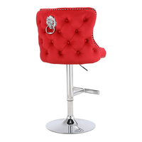 Tabouret de bar pivotant moderne de luxe, style nordique, tissu, hauteur réglable, tabourets de bar contemporains