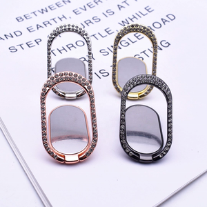 Supporto per cellulare pieghevole portatile con anello ovale a forma di diamante, mini supporto per smartphone, accessori per cellulari in offerta speciale. - Product Image 5