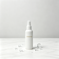 Pulvérisateur rond en plastique HDPE pour soins de la peau, tonique, crème pour le visage et lotion, flacon pulvérisateur cosmétique blanc 30ml-250ml