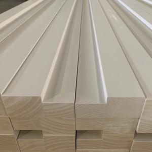 Cadre de porte à <span class=keywords><strong>feuillure</strong></span> apprêté européen 133X44 Cadre de porte décoratif en bois de pin blanc apprêté préfini - Product Image 4