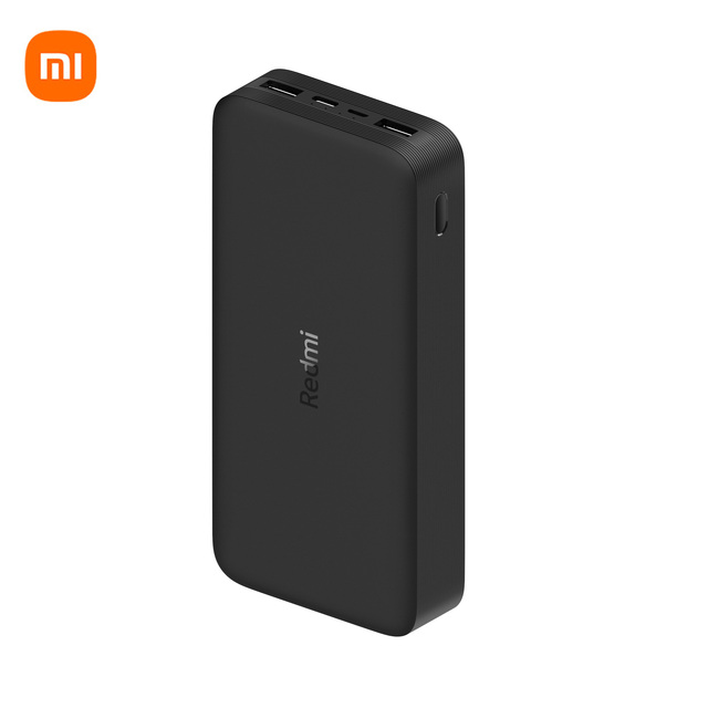 XIAO MI Two-way 18W Fast Charging 20000 Mah Large Capacity Portable RED MI Power Bank with Double USB and Micro USB