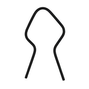 टी-पिलर तार बाड़ क्लिप, धातु जस्ती स्टील टाई, प्रीफैब्रिकेटेड बाड़ क्लिप, त्वरित स्थापना, पूर्व कटिंग बाड़ टाई - Product Image 2