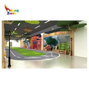 Wholesale Role Play House Room With Wooden Material Customized Toddler Soft Play Structure For Kids Indoor Playground