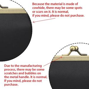 AndoBag Vintage Organ <b>Card</b> <b>Holder</b> <b>for</b> Women Genuine Cow Leather Retro Coin Purses Simple Kiss Lock <b>Wallet</b> Purse 1483 - Product Image 2