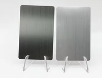 Hochwertige Gebürstete Silber-, Roségold- und Schwarze NFC 215 Chip Blanko NFC IC-Karten