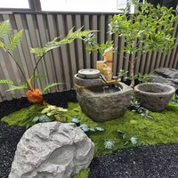 Elegante Alfombra de Musgo Artificial, Tapete de Césped Verde Sintético Realista para Decoración de Bodas, Fiestas y Eventos