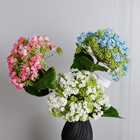 Bunga Hydrangea Buatan, Hydrangea, Bunga Buatan Batang Panjang, Rangkaian Bunga Pernikahan, Dekorasi Vas Rumah