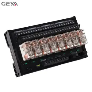 GEYA-Placa de relé de 6 canales, placa electrónica PLC DPDT, 12V, 24V, CA, CC