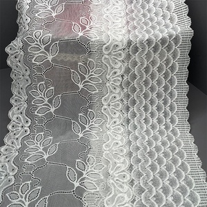 Nhà Cung Cấp Vải Ren Cô Dâu TUTON Ren Pháp Hẹp 17.5 CM/20.5 CM Ren Co Giãn - Product Image 3