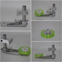 Roue d'encodeur en silicone 300MM 200mm Périmètre Type de courroie plate Personnalisable OEM Poulie à rouleau synchrone revêtue de caoutchouc spécial