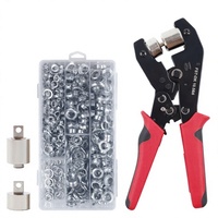 Pince à œillets entièrement automatique pour le travail du bois et usage domestique, outil de perforation en alliage, modèle de machine à perforer