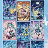 Panneau d'art décoratif en carton DM Pokemoned, collection d'anime, carte de présentation décorative, impression couleur, coffret cadeau, édition limitée