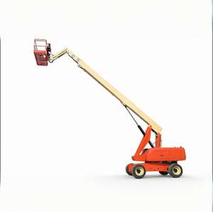 आउटडोर इलेक्ट्रिक हाइड्रोलिक लिफ्टिंग टेलीस्कोपिक 4 व्हील ट्रैक मोबाइल लोस क्रॉलर बूम लिफ्ट ट्रेलर किराए पर 34 मीटर पहुंच - Product Image 4