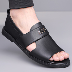 Sandales respirantes à bout ouvert pour hommes, antidérapantes, décontractées, pour l'extérieur, la plage, la marche estivale - Product Image 4