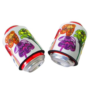 Wholesale High Quality Cheapest Logo Printed Promotional Neoprene Slap Wrap Can Cooler - Product Image 6